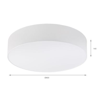 Brilagi - LED-kattovalaisin SIRIJA 4xE27/60W/230V Ø 60 cm valkoinen