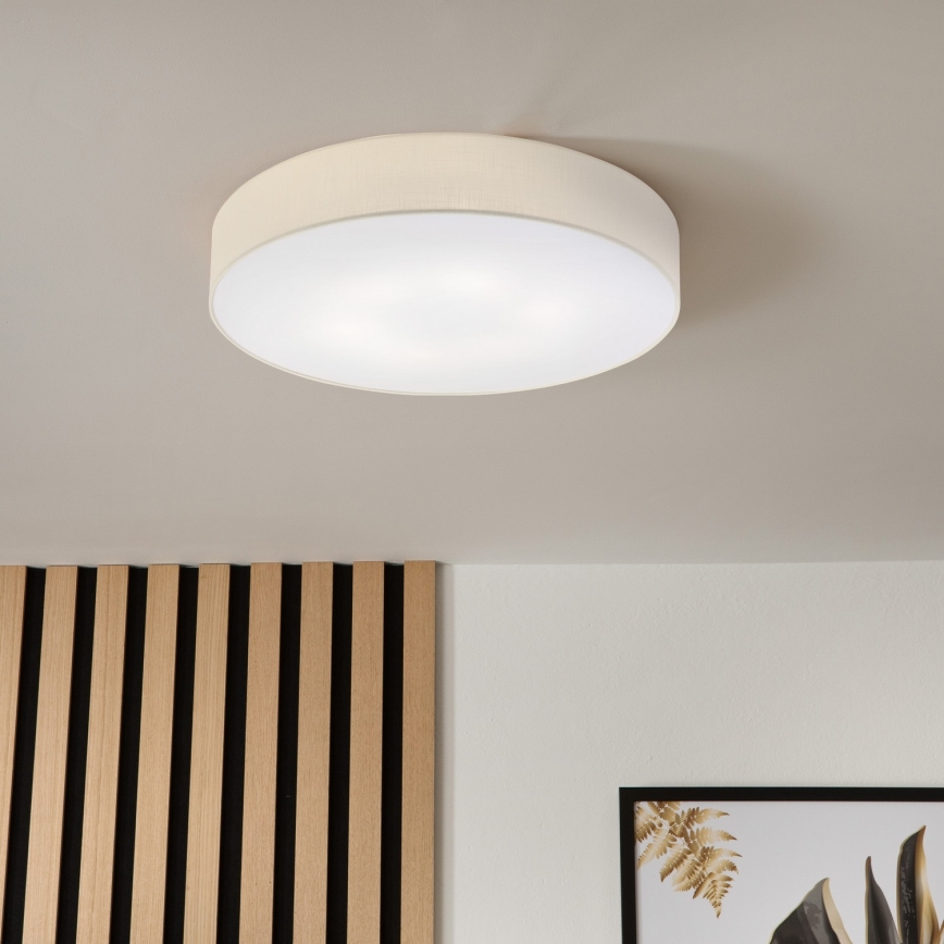 Brilagi - LED-kattovalaisin SIRIJA 6xE27/60W/230V, halkaisija 80 cm, kermanvärinen
