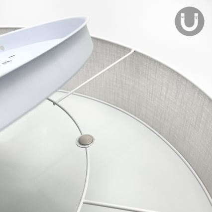 Brilagi - LED-kattovalaisin SIRIJA, 6xE27/60W/230V, halkaisija 80 cm, valkoinen