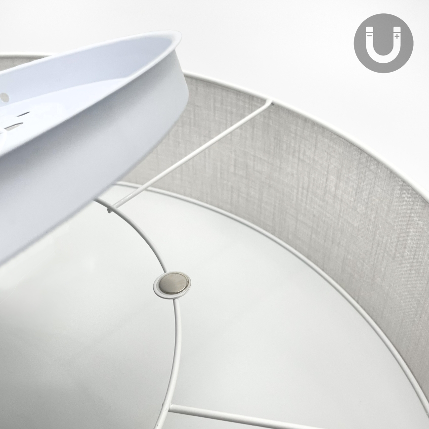 Brilagi - LED-kattovalaisin SIRIJA, 6xE27/60W/230V, halkaisija 80 cm, valkoinen