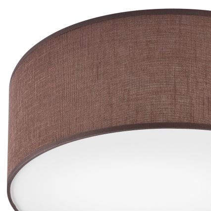 Brilagi - LED-kattovalaisin SIRIJA LED/12W/230V halkaisija 35 cm ruskea