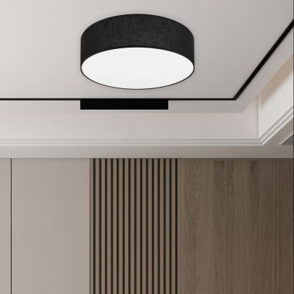 Brilagi - LED-kattovalaisin SIRIJA LED/24W/230V halkaisija 45 cm musta