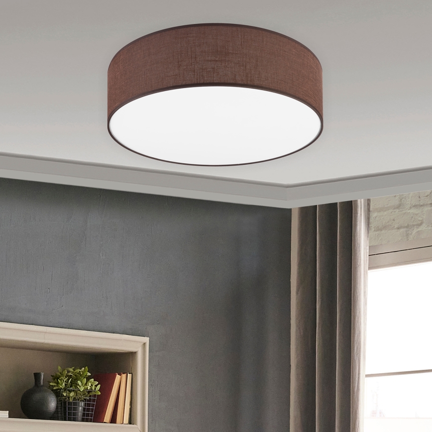 Brilagi - LED-kattovalaisin SIRIJA LED/24W/230V halkaisija 45 cm ruskea