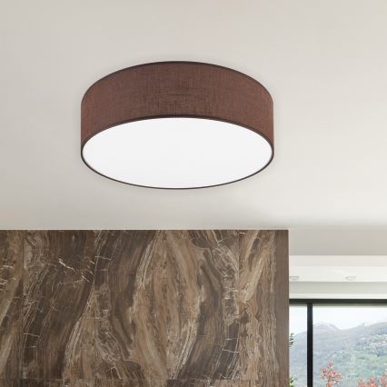 Brilagi - LED-kattovalaisin SIRIJA LED/24W/230V halkaisija 45 cm ruskea