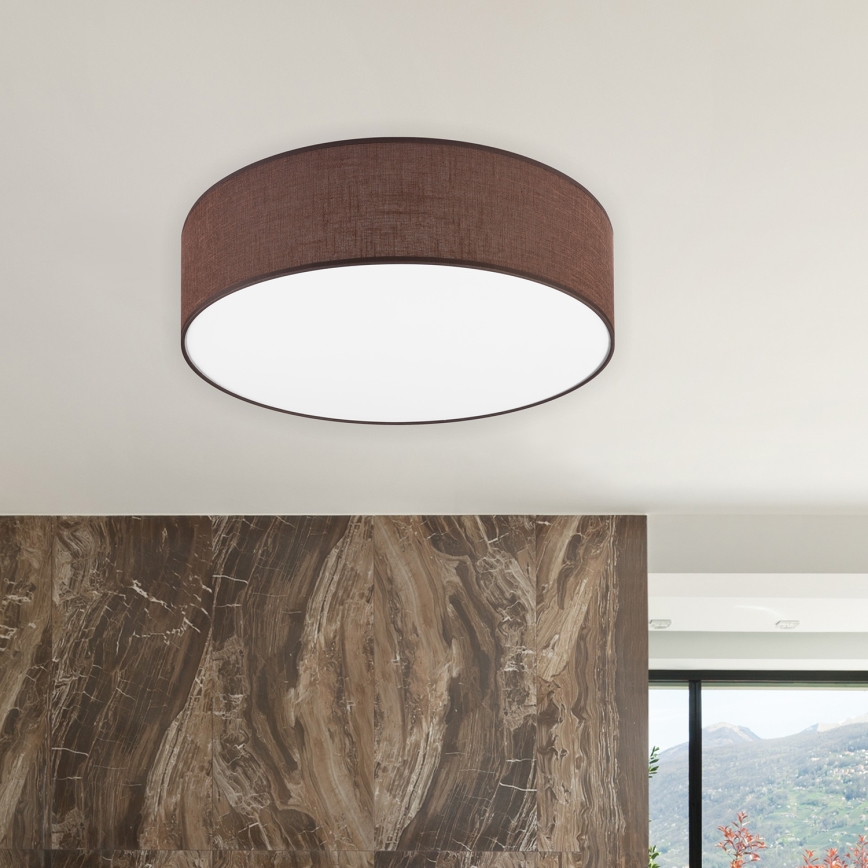 Brilagi - LED-kattovalaisin SIRIJA LED/24W/230V halkaisija 45 cm ruskea