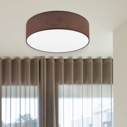 Brilagi - LED-kattovalaisin SIRIJA LED/24W/230V halkaisija 45 cm ruskea