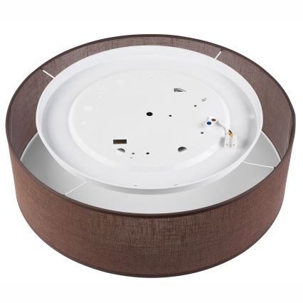 Brilagi - LED-kattovalaisin SIRIJA LED/24W/230V halkaisija 45 cm ruskea