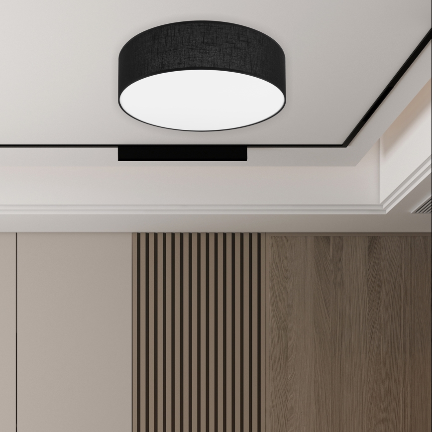 Brilagi - LED-kattovalaisin SIRIJA LED/36W/230V halkaisija 45 cm musta