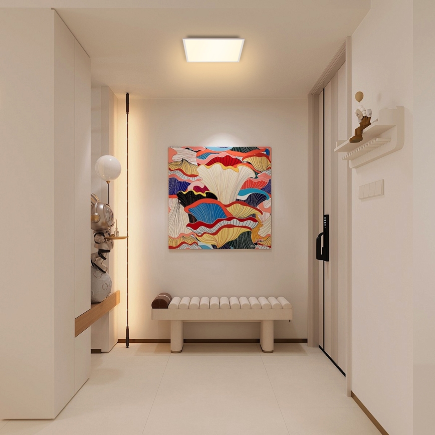 Brilagi - LED-kattovalaisin SLIMFRAME LED/25W/230V 30x30 cm valkoinen