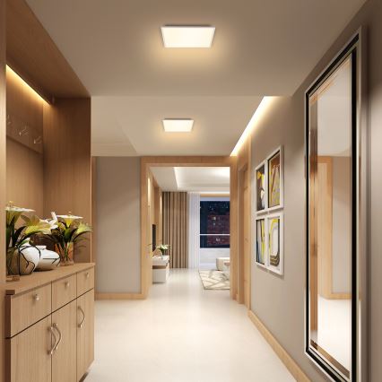 Brilagi - LED-kattovalaisin SLIMFRAME LED/25W/230V 30x30 cm valkoinen