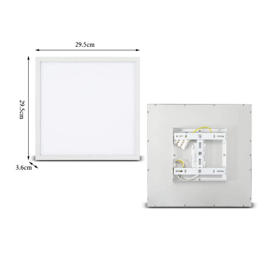 Brilagi - LED-kattovalaisin SLIMFRAME LED/25W/230V 30x30 cm valkoinen