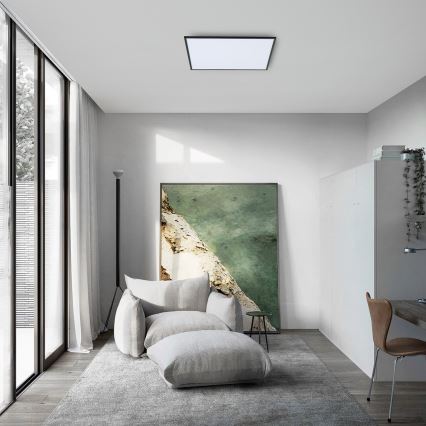 Brilagi - LED-kattovalaisin SLIMFRAME LED/58W/230V 60x60 cm musta