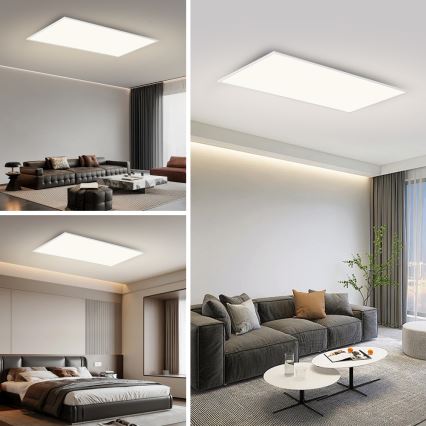 Brilagi - SLIMFRAME LED-kattovalaisin LED/80W/230V 120x60 cm 3000/4000/6000K valkoinen