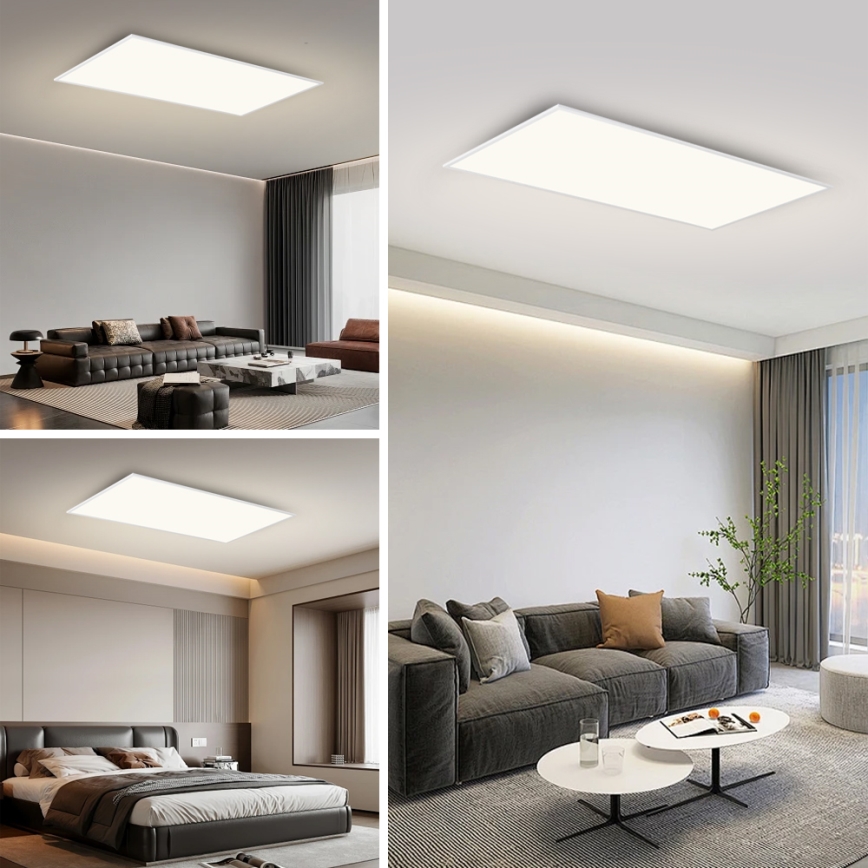 Brilagi - SLIMFRAME LED-kattovalaisin LED/80W/230V 120x60 cm 3000/4000/6000K valkoinen