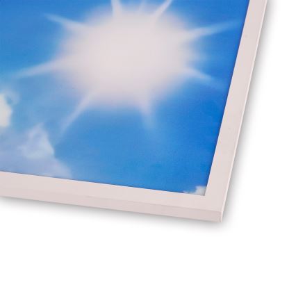 Brilagi - LED-kattovalaisin SLIMFRAME SKY LED/58W/230V 60x60 cm hopea/sininen