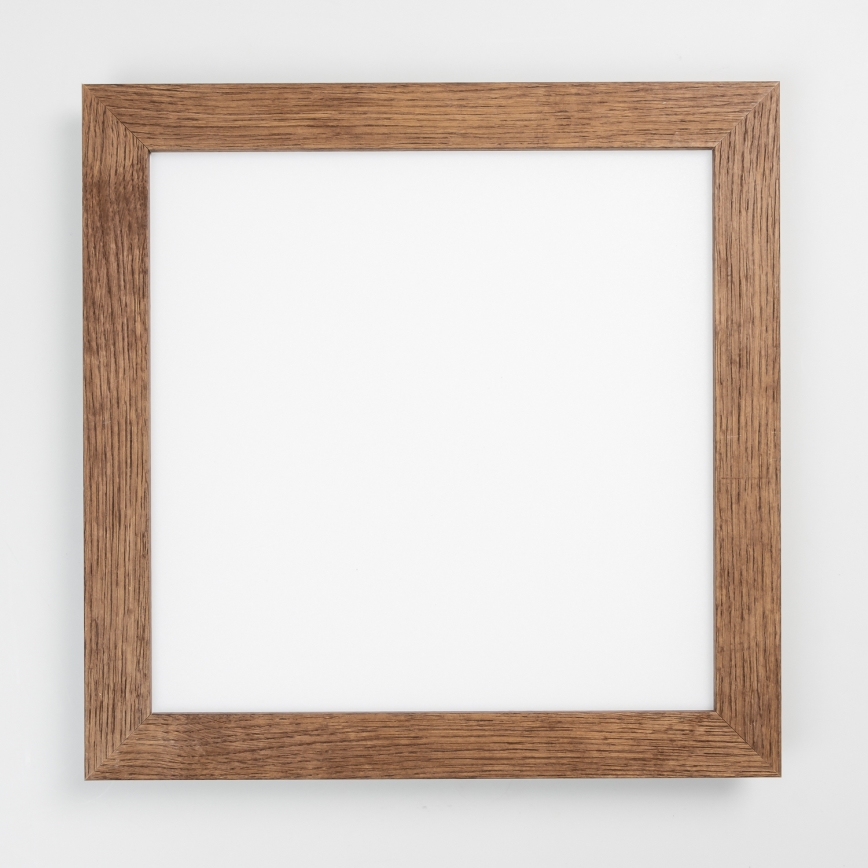 Brilagi - LED-kattovalaisin SLIMFRAME WOOD LED/36W/230V 49,5x49,5 cm tummanruskea