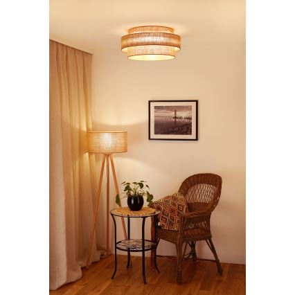 Brilagi - LED-kattovalaisin SPACE YUTE LED/12W/230V Ø 50 cm 3000K/4000K/6400K beige