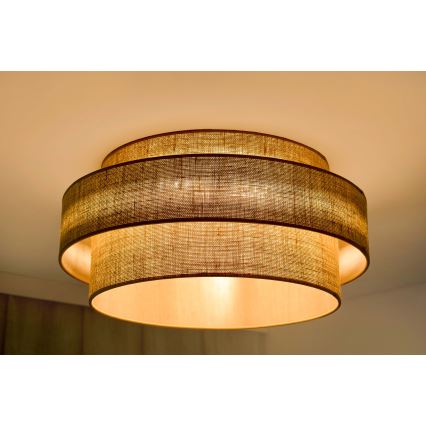 Brilagi - LED-kattovalaisin SPACE YUTE LED/12W/230V Ø 50 cm 3000K/4000K/6400K beige