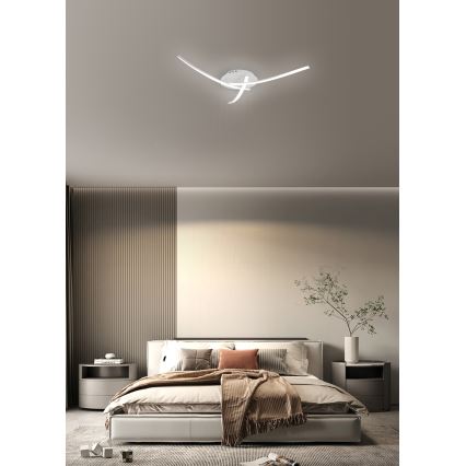 Brilagi - LED-kattovalaisin STRIPES LED/24W/230V Ø 64 cm valkoinen