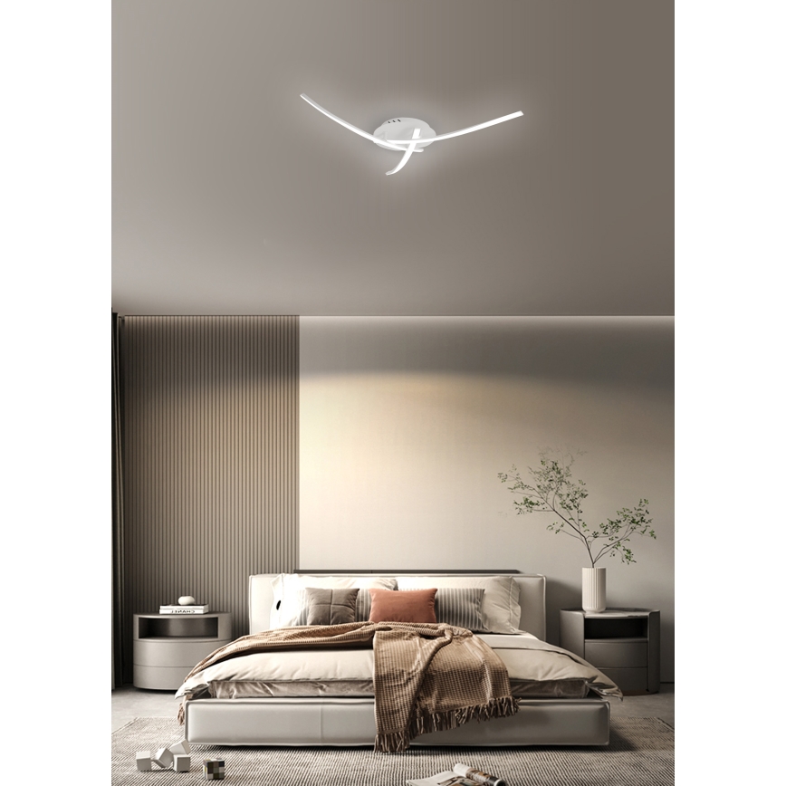 Brilagi - LED-kattovalaisin STRIPES LED/24W/230V Ø 64 cm valkoinen