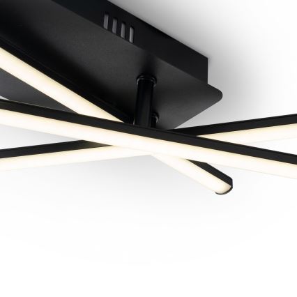 Brilagi - LED-kattovalaisin STRIPES LED/30W/230V 51x78 cm musta