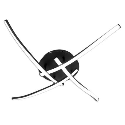 Brilagi - LED kattovalaisin STRIPES LED/32W/230V 60x60 cm musta