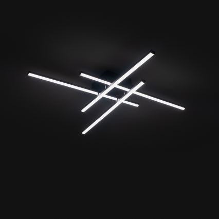 Brilagi - LED-kattovalaisin STRIPES LED/37W/230V 68x68 cm musta