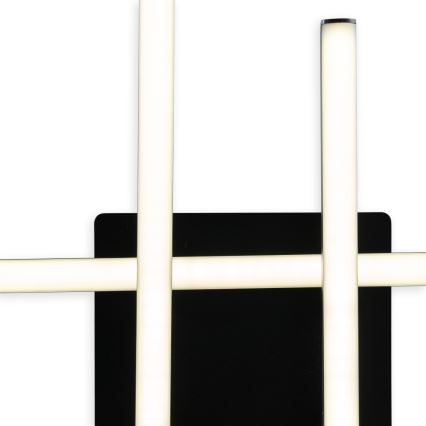 Brilagi - LED-kattovalaisin STRIPES LED/37W/230V 68x68 cm musta