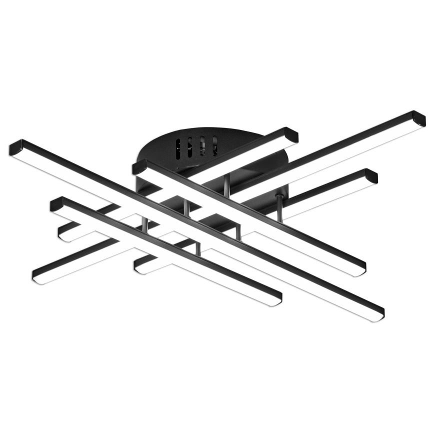 Brilagi - LED-kattovalaisin STRIPES LED/42W/230V 51 x 51 cm musta