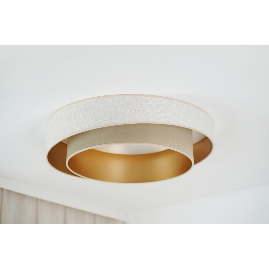 Brilagi - LED-kattovalaisin VEGAS SHINE LED/24W/230V halkaisija 60 cm beige/kerma