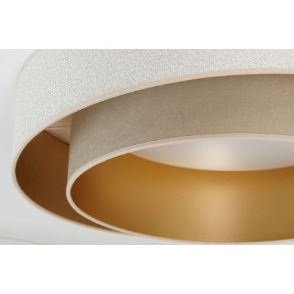 Brilagi - LED-kattovalaisin VEGAS SHINE LED/24W/230V halkaisija 60 cm beige/kerma