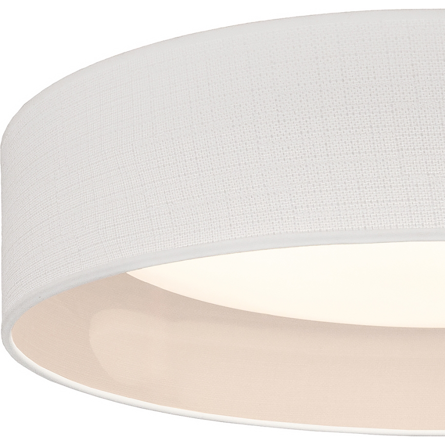 BRILAGI - LED-kattovalaisin VELVET SIMPLE, 36 W, 230 V, 3000 K, Ø 55 cm, valkoinen