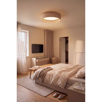 BRILAGI - LED-kattovalaisin VELVET SIMPLE 36W/230V 3000K halkaisija 55 cm beige