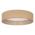 Brilagi - LED-kattovalaisin VELVET SIMPLE LED/24 W/230 V 3000 K halkaisija 45 cm beige