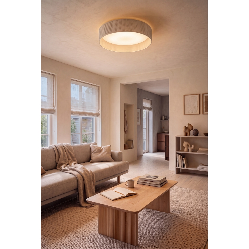 BRILAGI - LED-kattovalaisin VELVET SIMPLE LED/24W/230V 3000K halkaisija 45 cm kerma