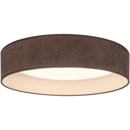 BRILAGI - LED-kattovalaisin VELVET SIMPLE LED/24W/230V 3000 K halkaisija 45 cm ruskea