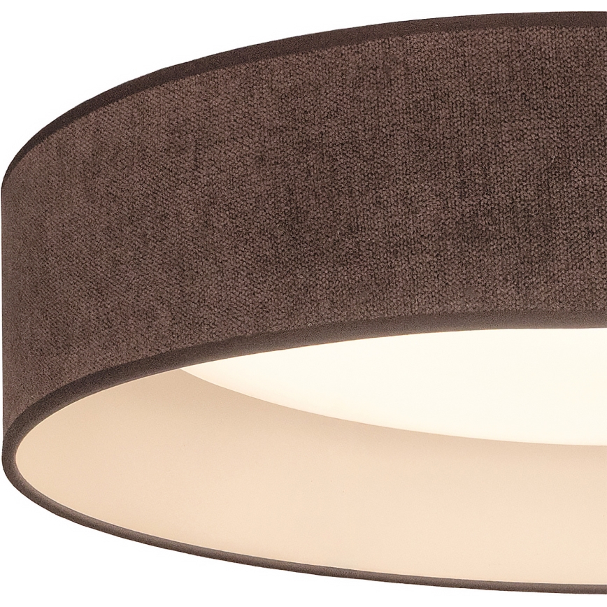 BRILAGI - LED-kattovalaisin VELVET SIMPLE LED/24W/230V 3000 K halkaisija 45 cm ruskea