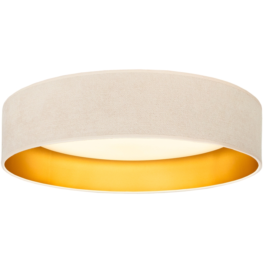 BRILAGI - LED-kattovalaisin VELVET SIMPLE LED/24W/230V 3000K Ø 45 cm kerma/kulta