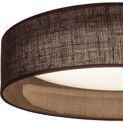 Brilagi - LED-kattovalaisin VELVET SIMPLE LED/24W/230V 3000K halkaisija 45 cm ruskea