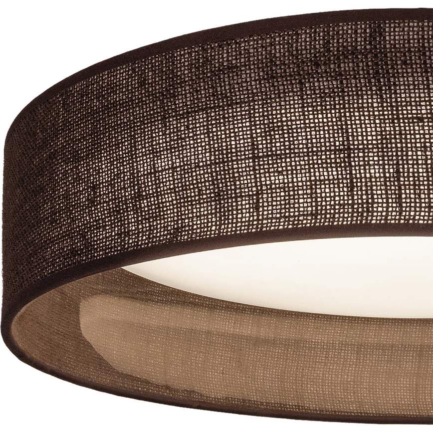 Brilagi - LED-kattovalaisin VELVET SIMPLE LED/24W/230V 3000K halkaisija 45 cm ruskea