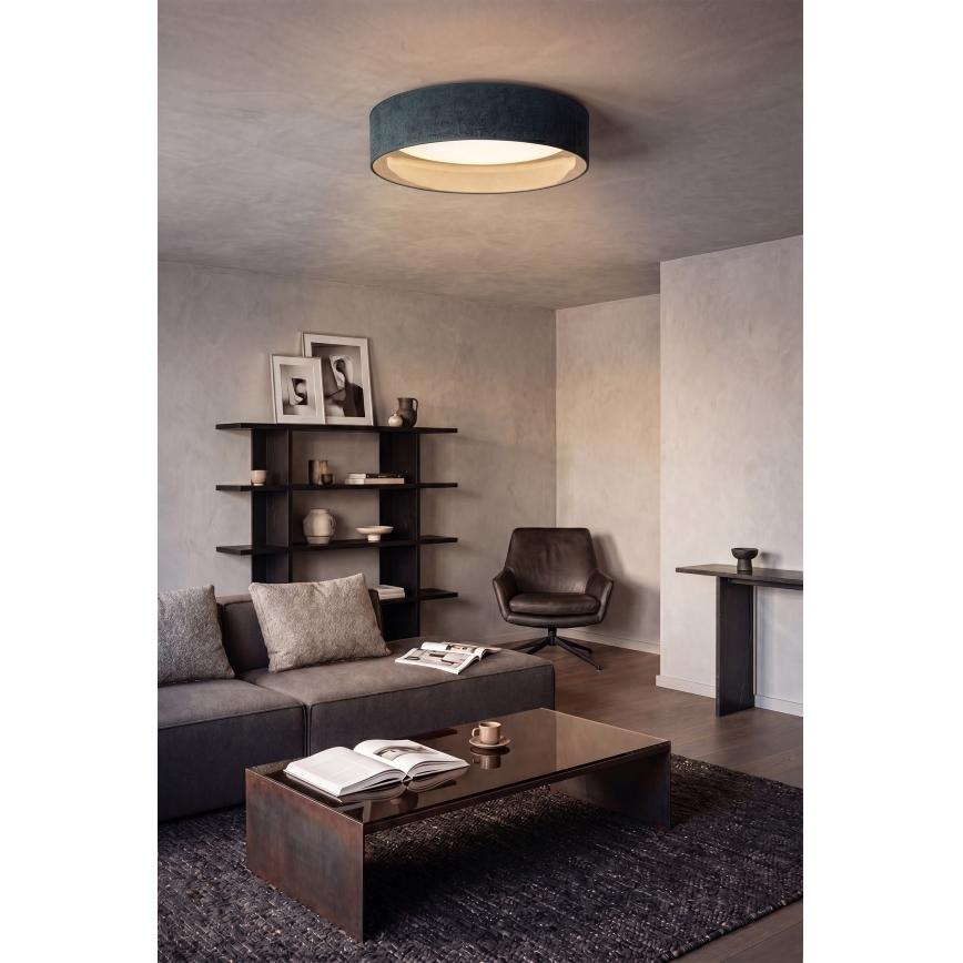 Brilagi - LED-kattovalaisin VELVET SIMPLE LED/24W/230V 3000K, halkaisija 45 cm, vihreä