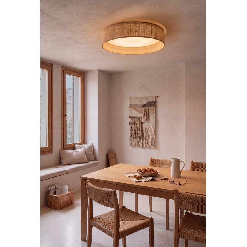 BRILAGI - LED-kattovalaisin VELVET SIMPLE LED/24W/230V 3000K Ø 45 cm beige
