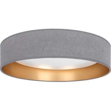 Brilagi - LED-kattovalaisin VELVET SIMPLE LED/24W/230V 3000K Ø 45 cm harmaa/kulta