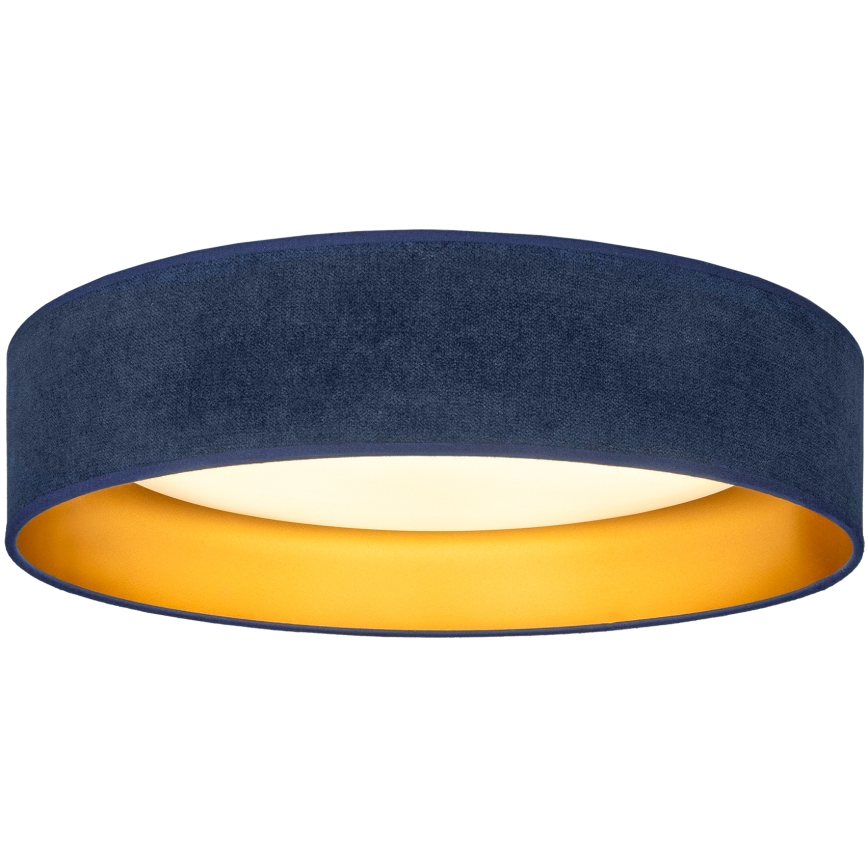 Brilagi - LED-kattovalaisin VELVET SIMPLE LED/24W/230V 3000K halkaisija 45 cm sininen/kultainen