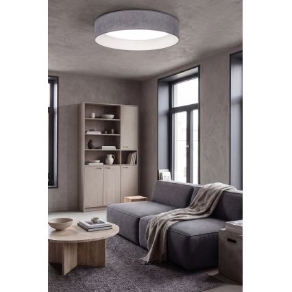 Brilagi - LED-kattovalaisin VELVET SIMPLE LED/24W/230V 4000K halkaisija 45 cm, harmaa