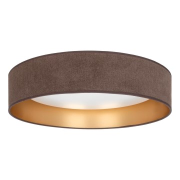 Brilagi - LED-kattovalaisin VELVET SIMPLE LED/24W/230V 4000K, halkaisija 45 cm, ruskea/kultainen