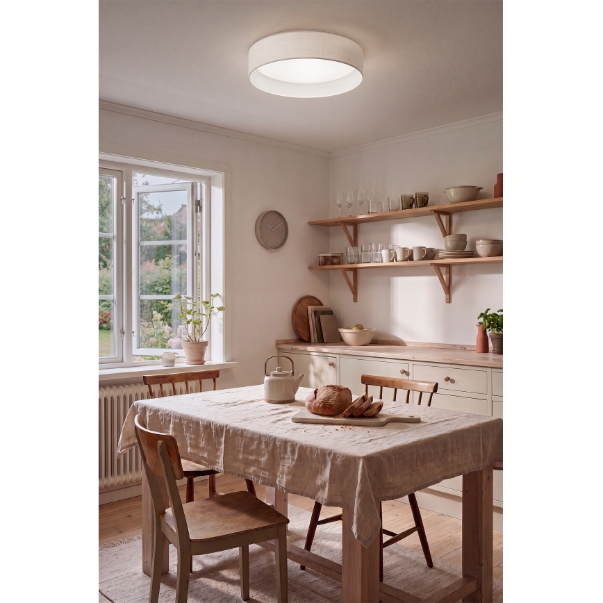 Brilagi - LED-kattovalaisin VELVET SIMPLE LED/24W/230V 4000K halkaisija 45 cm valkoinen
