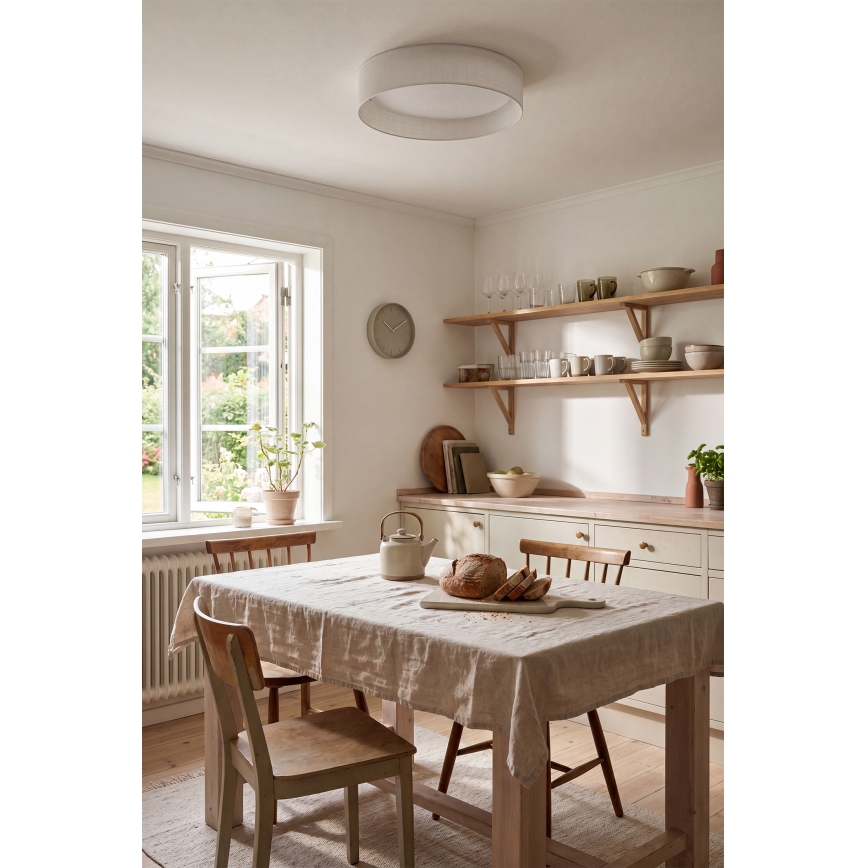 Brilagi - LED-kattovalaisin VELVET SIMPLE LED/24W/230V 4000K halkaisija 45 cm valkoinen