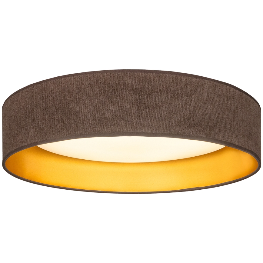 Brilagi - LED-kattovalaisin VELVET SIMPLE LED/36W/230V 3000K Ø 55 cm ruskea/kulta