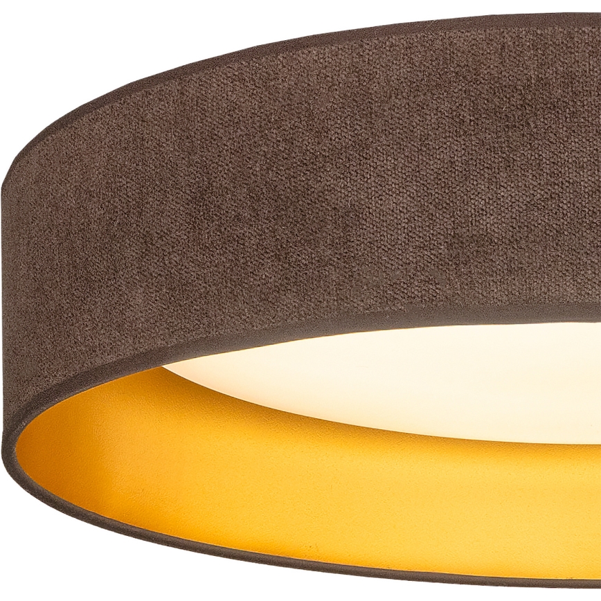Brilagi - LED-kattovalaisin VELVET SIMPLE LED/36W/230V 3000K Ø 55 cm ruskea/kulta